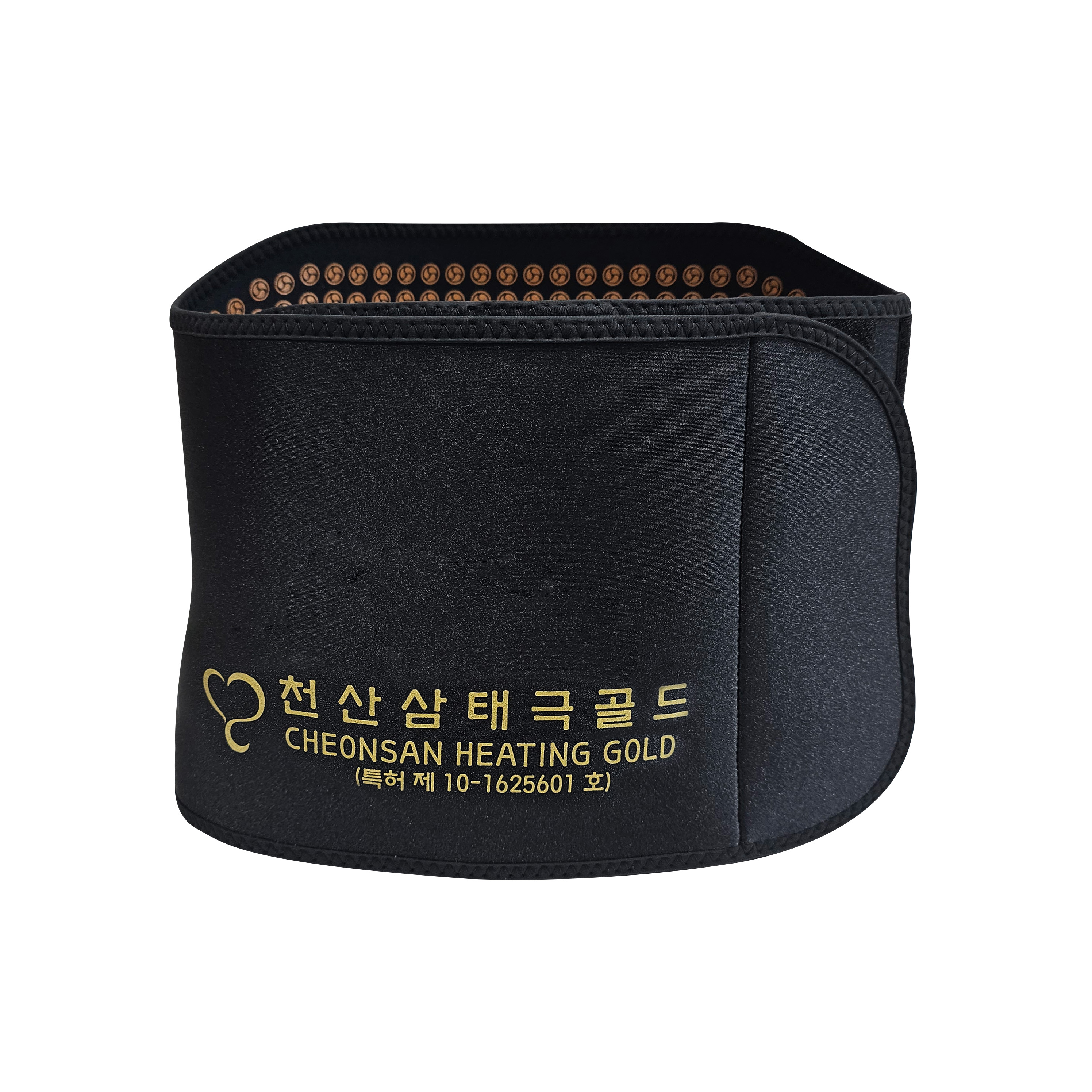 천산 삼태극 골드 특대형 벨트 블랙